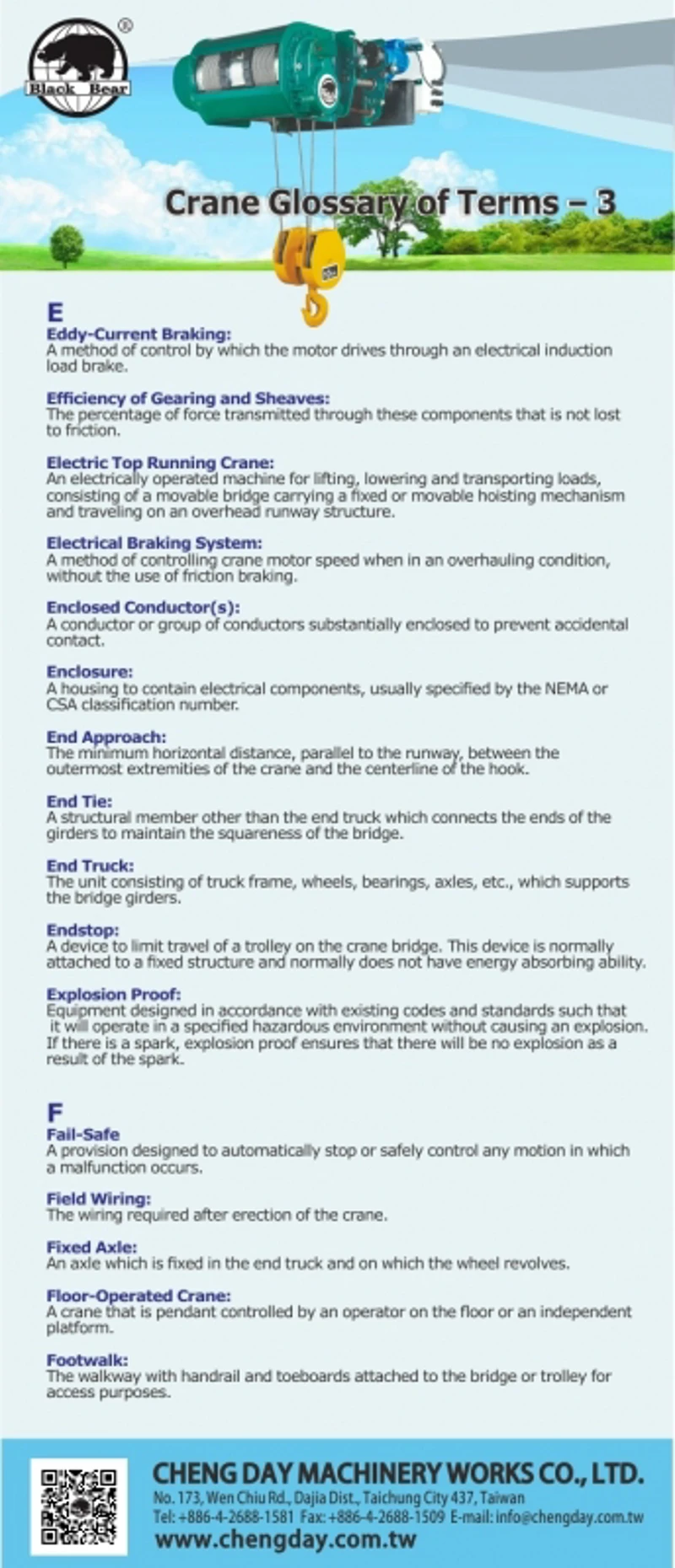 EDM-Crane Glossary of Terms – 3